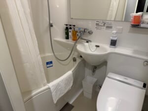 アパホテル&リゾート〈新潟駅前大通〉(Apa Hotel Resort Niigata Ekimae Odori)ー客室内バスルーム