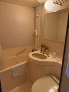 ホテルグローバルビュー新潟(Hotel Global View Niigata)ー客室内バスルーム