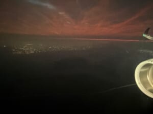 タイ航空(バンコク=ソウル(仁川)便:TG658 A350-900)-着陸