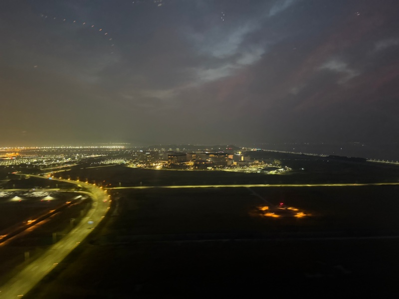 タイ航空（バンコク=ソウル（仁川）便:TG658 A350-900）-着陸