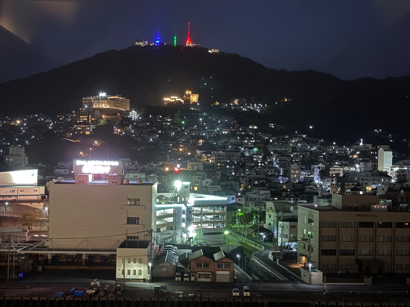 ヒルトン長崎(Hilton Nagasaki Hotel)ー客室からの眺め