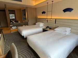 ヒルトン長崎(Hilton Nagasaki Hotel)ー客室内の雰囲気（ツインデラックスルーム）