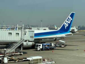 ANA663便（羽田＝長崎）-搭乗