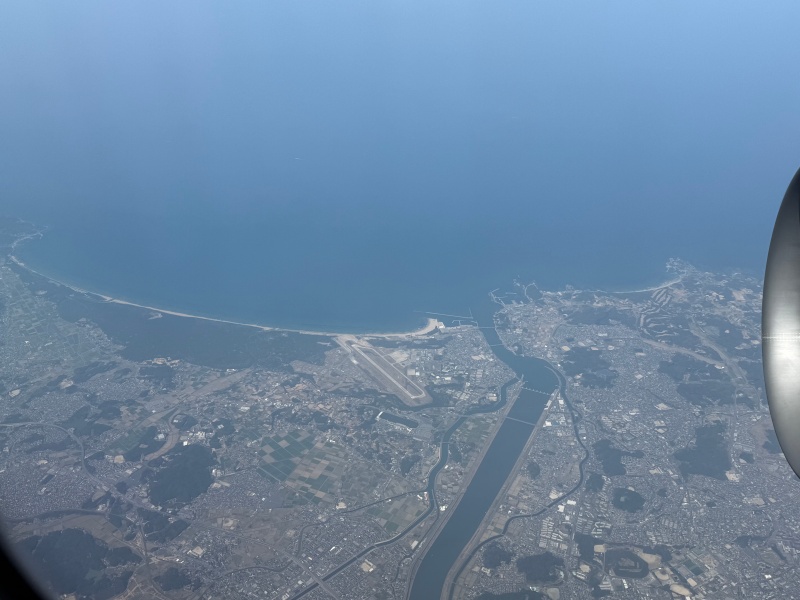 ANA663便（羽田＝長崎）-着陸