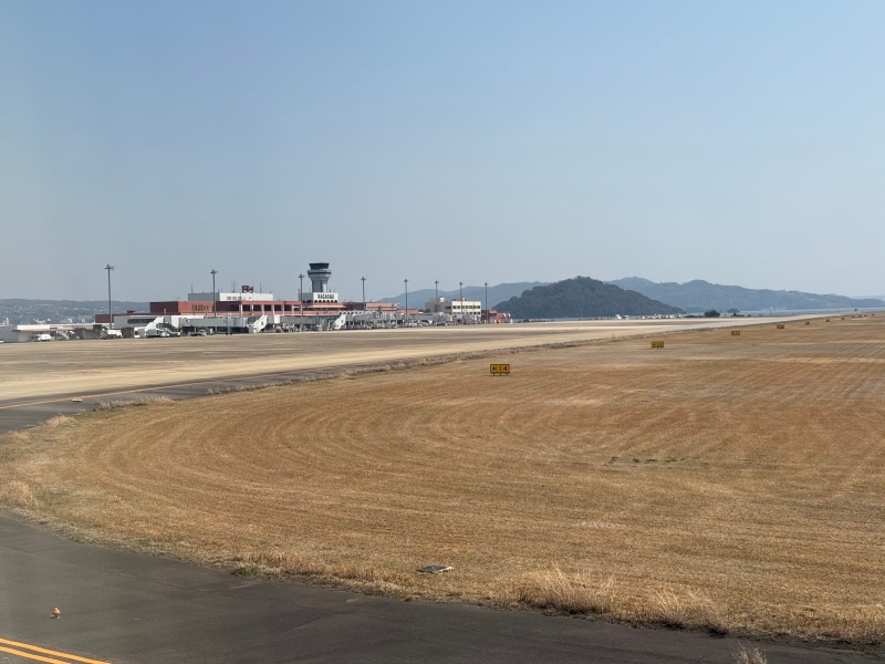 ANA663便（羽田＝長崎）-着陸