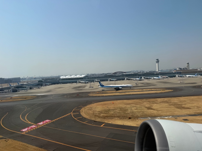 ANA663便（羽田＝長崎）-離陸