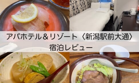 アパホテル＆リゾート〈新潟駅前大通〉(Apa Hotel Resort Niigata Ekimae Odori)ー宿泊レビュー
