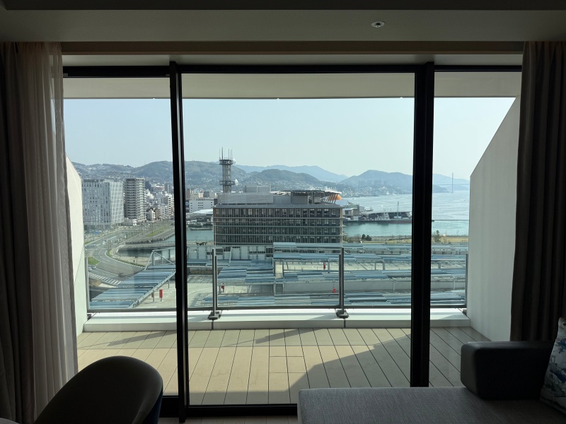 長崎マリオットホテル(Nagasaki Marriott Hotel)ー客室からの眺め