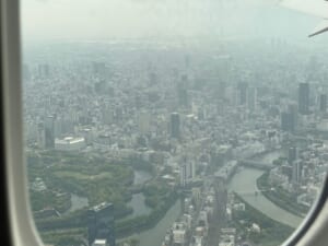 ANA027便(羽田=伊丹)-着陸