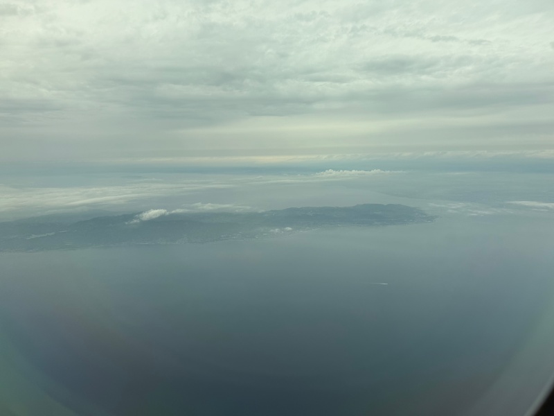 エバー航空(関空=台湾便:BR131 B787-1000)-離陸