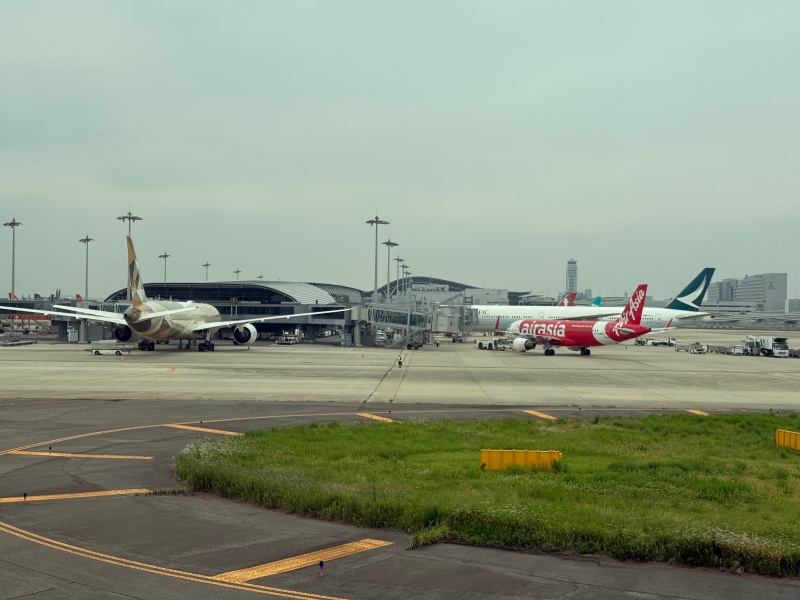 エバー航空(関空=台湾便:BR131 B787-1000)-タキシング