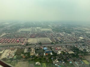 シンガポール航空(シンガポール=バンコク便:SQ710 B787-10)-着陸