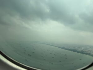 シンガポール航空（シンガポール=バンコク便:SQ710 B787-10）-離陸