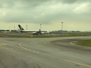 シンガポール航空（シンガポール=バンコク便:SQ710 B787-10）-タキシング