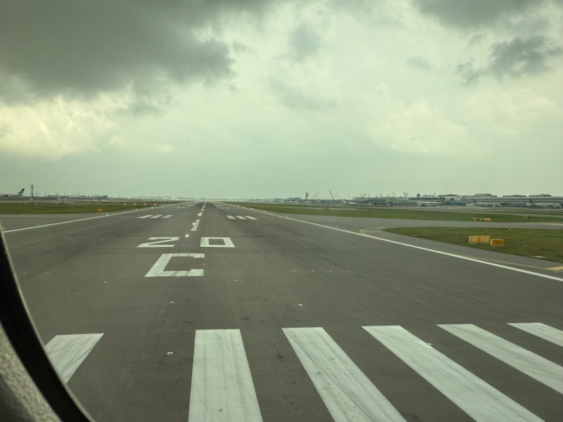 シンガポール航空（シンガポール=バンコク便:SQ710 B787-10）-タキシング