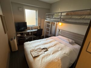 スーパーホテル新横浜(SUPER HOTEL SHINYOKOHAMA)ー客室（スーパールーム）内の雰囲気