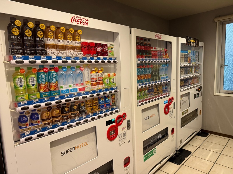 スーパーホテル新横浜(SUPER HOTEL SHINYOKOHAMA)ー自動販売機