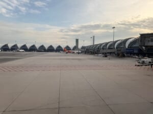 ANA（バンコク=成田便:NH806 B787-900）-タキシング