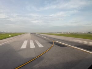 ANA(バンコク=成田便:NH806 B787-900)-タキシング