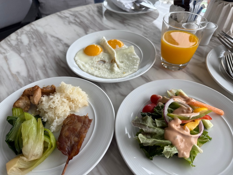Bangkok Marriott Hotel The Surawongse(バンコク・マリオット・ホテル・ザ・スリウォン)ーM Clubラウンジ（朝食ビュッフェ）