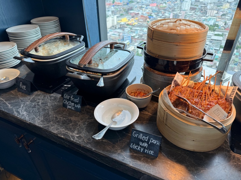 Bangkok Marriott Hotel The Surawongse(バンコク・マリオット・ホテル・ザ・スリウォン)ーM Clubラウンジ（朝食ビュッフェ）