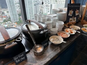 Bangkok Marriott Hotel The Surawongse(バンコク・マリオット・ホテル・ザ・スリウォン)ーM Clubラウンジ（朝食ビュッフェ）