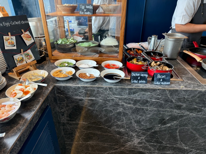 Bangkok Marriott Hotel The Surawongse(バンコク・マリオット・ホテル・ザ・スリウォン)ーM Clubラウンジ（朝食ビュッフェ）
