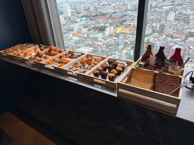 Bangkok Marriott Hotel The Surawongse(バンコク・マリオット・ホテル・ザ・スリウォン)ーM Clubラウンジ（朝食ビュッフェ）