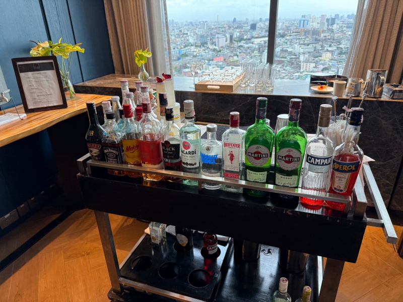 Bangkok Marriott Hotel The Surawongse(バンコク・マリオット・ホテル・ザ・スリウォン)ーM Clubラウンジ（イブニングカクテル）