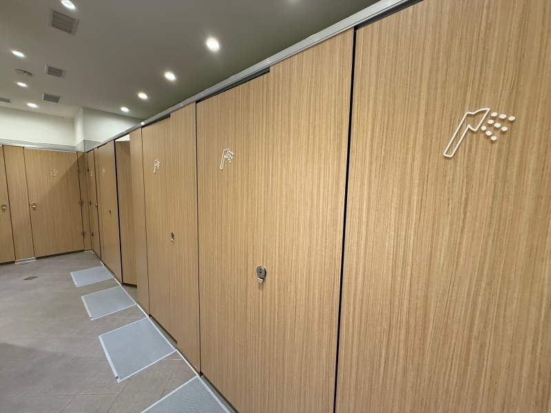 CHO Stay Capsule Hotel(町草休行館)@台湾桃園国際空港ーバスルームの雰囲気