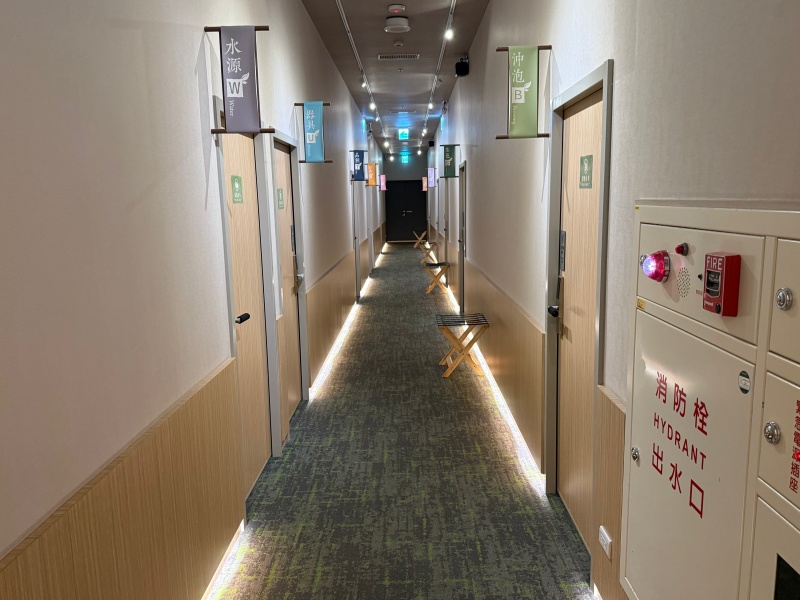 CHO Stay Capsule Hotel(町草休行館)@台湾桃園国際空港ー客室フロア