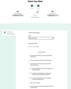 エバー航空(台湾=クアラルンプール便:BR227 B777-300ER)-事前ミールオーダー