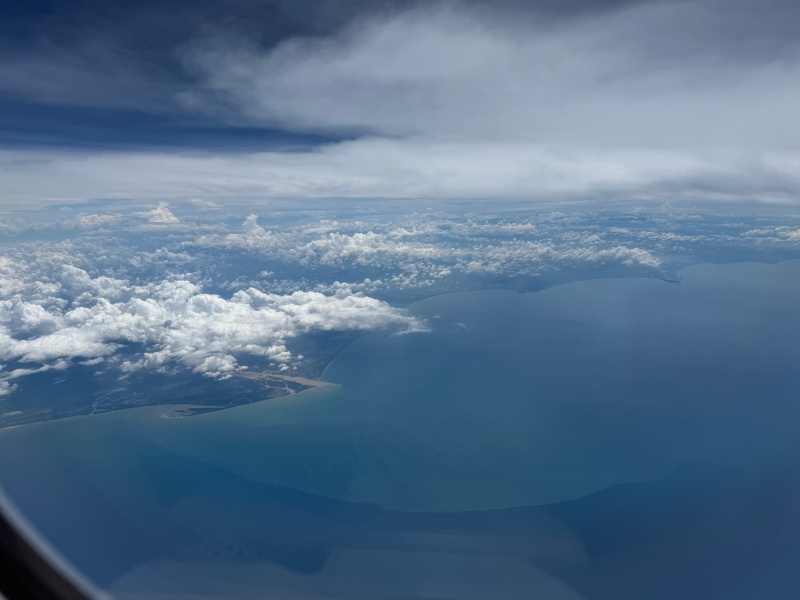 エバー航空(台湾=クアラルンプール便:BR227 B777-300ER)-着陸