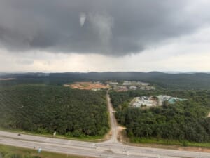 エバー航空(台湾=クアラルンプール便:BR227 B777-300ER)-着陸