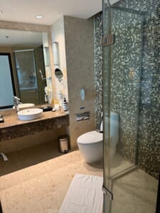 Hyatt Regency Bangkok Suvarnabhumi Airport(ハイアット リージェンシー バンコク スワンナプームエアポート)ー客室内バスルーム
