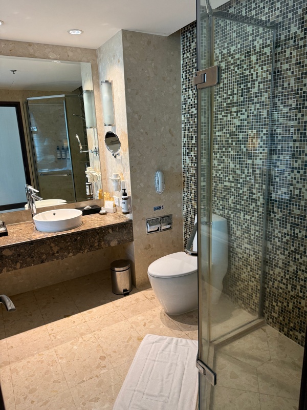 Hyatt Regency Bangkok Suvarnabhumi Airport(ハイアット リージェンシー バンコク スワンナプームエアポート)ー客室内バスルーム