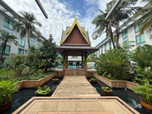 Hyatt Regency Bangkok Suvarnabhumi Airport(ハイアット リージェンシー バンコク スワンナプームエアポート)ー屋外プール