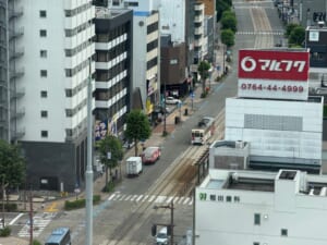 ダブルツリーbyヒルトン富山(DoubleTree by Hilton Toyama)ー客室内からの眺め
