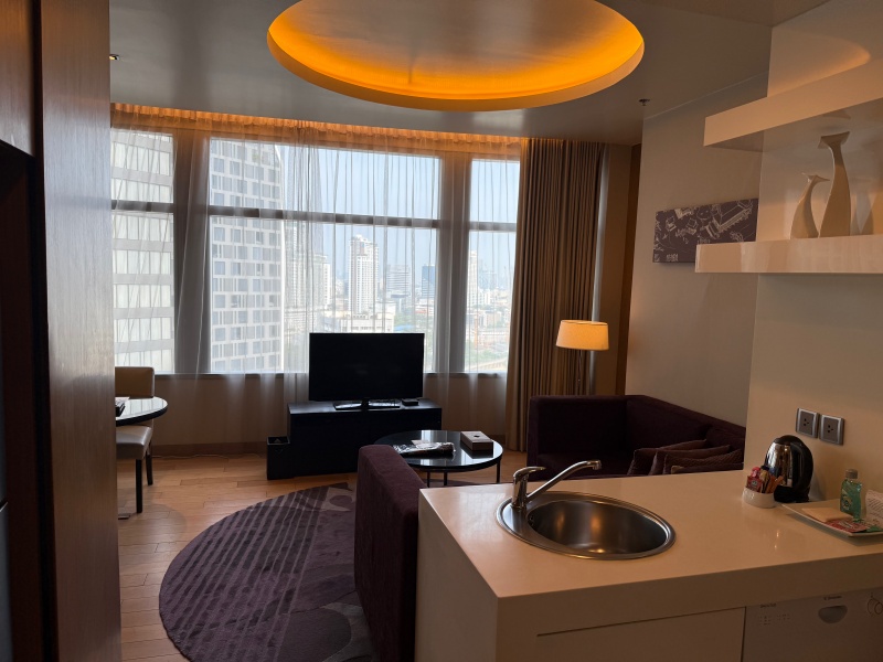 Marriott Executive Apartments Bangkok, Sukhumvit Thonglor(マリオット・エグゼクティブ・アパートメント・バンコク・スクンビット・トンロー)ー客室内の雰囲気