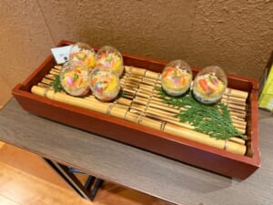 能登 九十九湾 百楽荘(Hyakurakusou Noto)ー手まり寿司