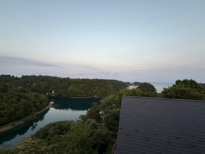 能登 九十九湾 百楽荘(Hyakurakusou Noto)ー客室からの夜景