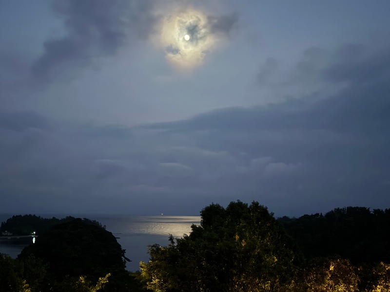 能登 九十九湾 百楽荘(Hyakurakusou Noto)ー客室からの夜景