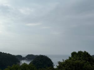 能登 九十九湾 百楽荘(Hyakurakusou Noto)ー客室からの朝の眺め