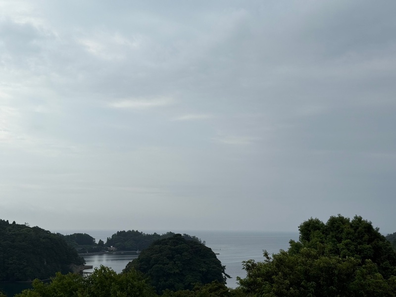 能登 九十九湾 百楽荘(Hyakurakusou Noto)ー客室からの朝の眺め