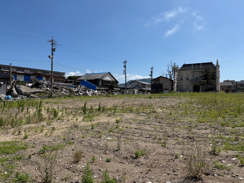 地震で焼け野原となった輪島朝市跡@輪島市、能登