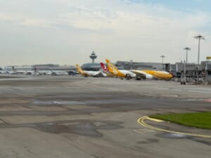 シンガポール航空(クアラルンプール=シンガポール便:SQ103 B737-8)-着陸