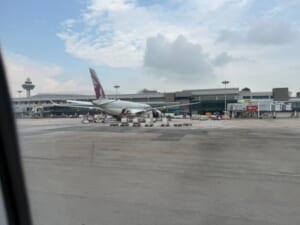 シンガポール航空(クアラルンプール=シンガポール便:SQ103 B737-8)-着陸