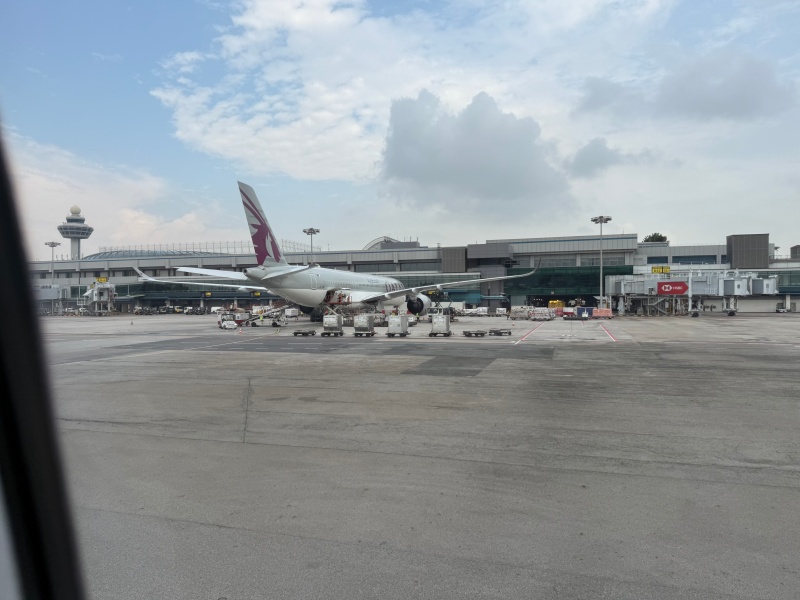シンガポール航空（クアラルンプール=シンガポール便:SQ103 B737-8）-着陸