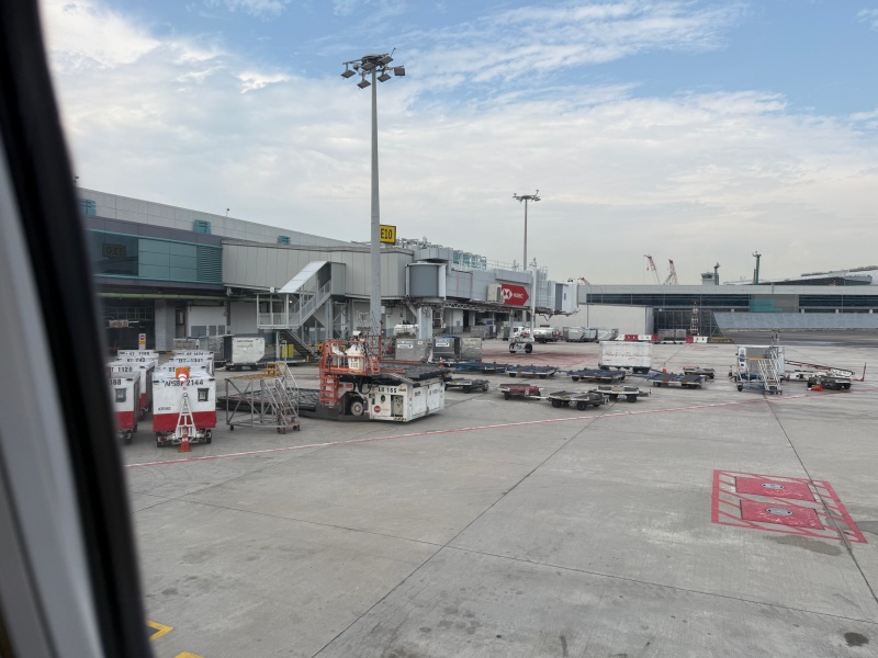 シンガポール航空（クアラルンプール=シンガポール便:SQ103 B737-8）-着陸