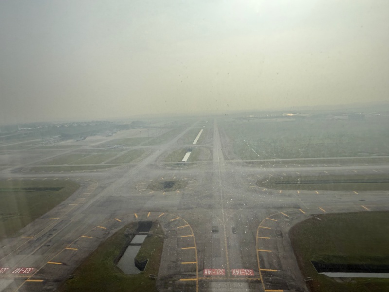 シンガポール航空（クアラルンプール=シンガポール便:SQ103 B737-8）-離陸